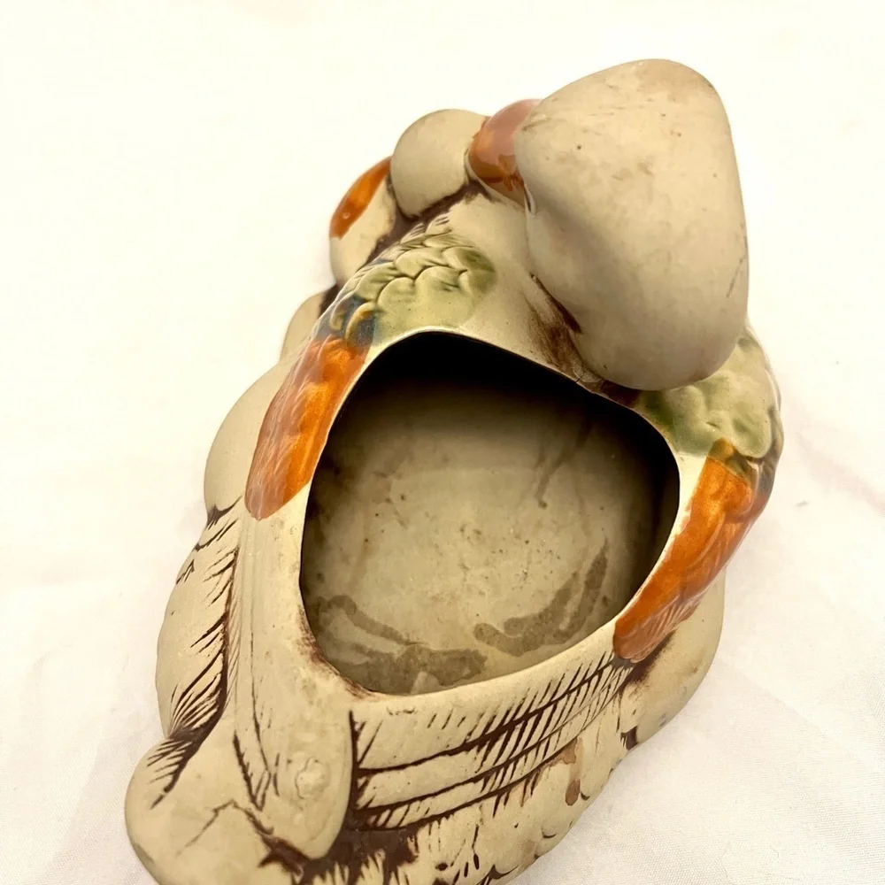 Vintage Ardco Bisque Mother Duck & Baby Planter Vintage EUC, Taiwan